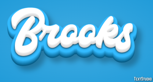 Brooks Text Effect