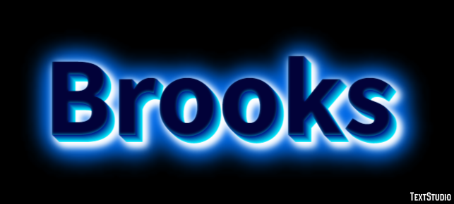 Brooks Text Effect
