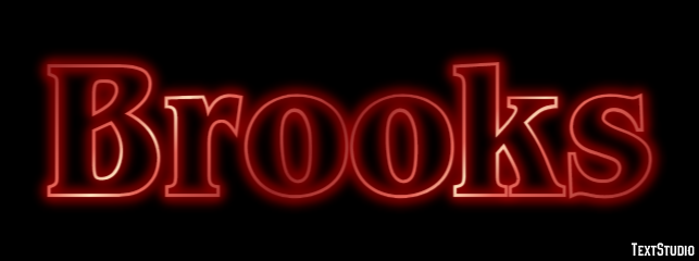 Brooks Text Effect