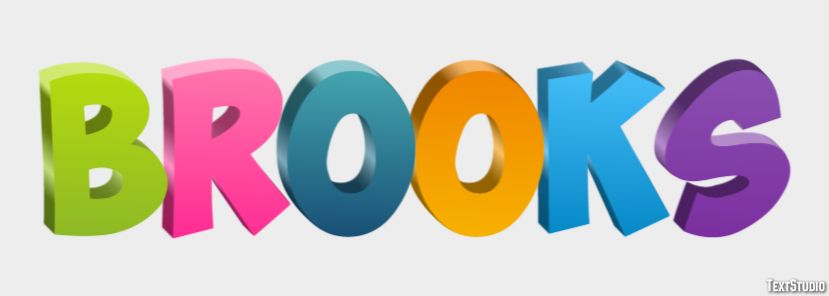 Brooks Text Effect