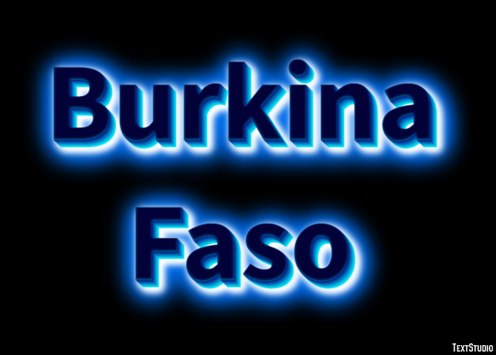 Burkina Faso Text effect