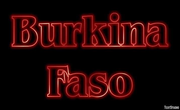 Burkina Faso Text effect