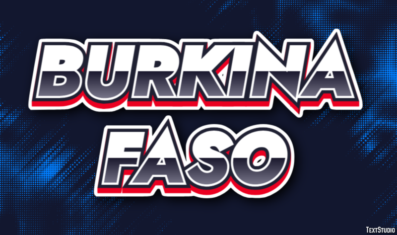 Burkina Faso Text effect