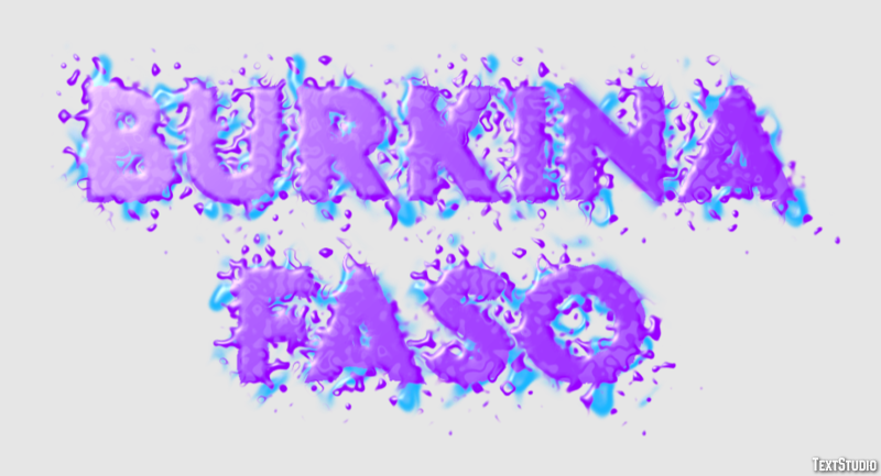 Burkina Faso Text Effect
