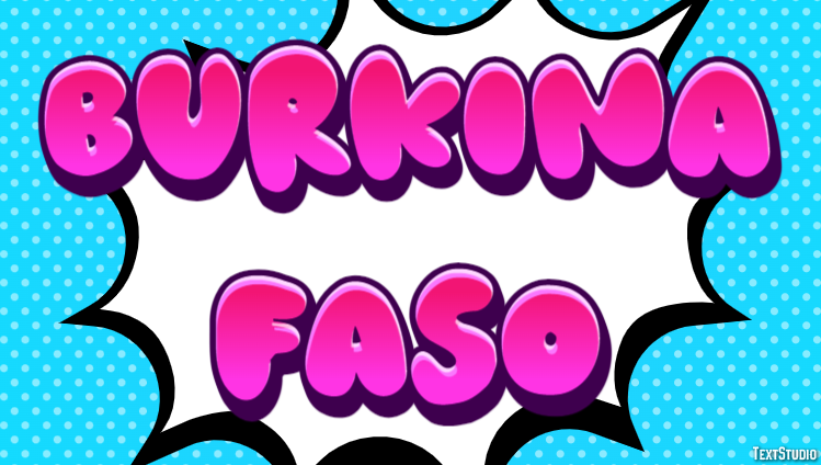 Burkina Faso Text effect