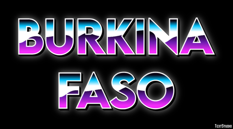 Burkina Faso Text effect