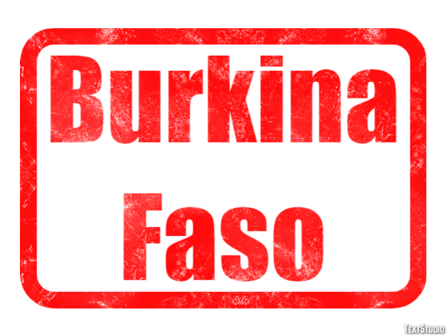 Burkina Faso Text effect