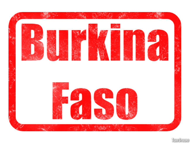Burkina Faso Text Effect