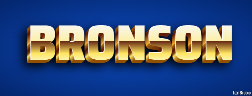 Bronson Text Effect