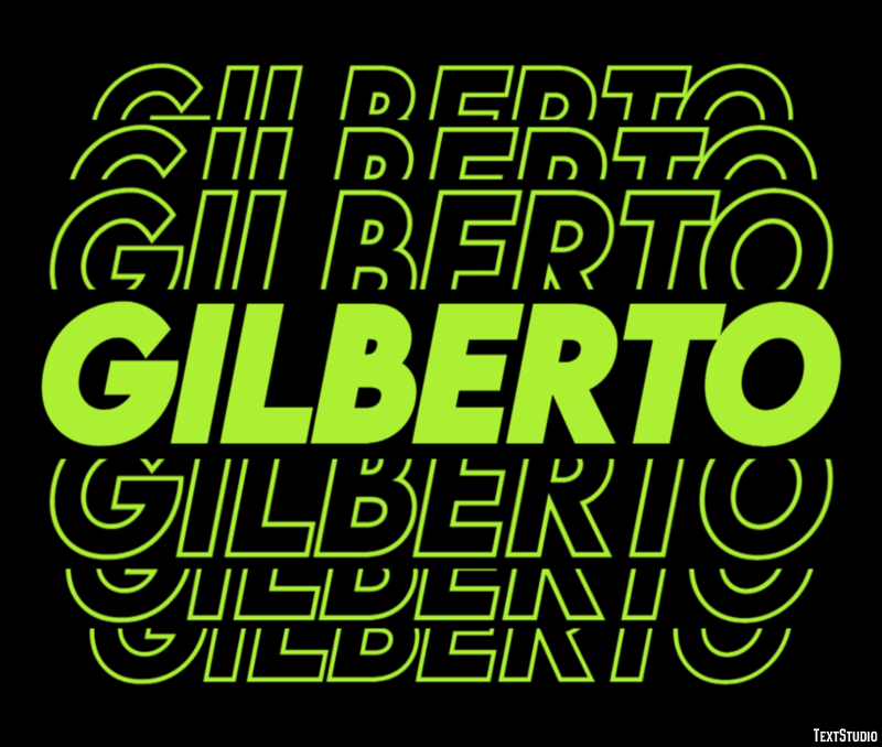 Gilberto Efecto de Texto