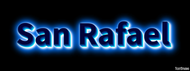 San Rafael Efekt tekstowy