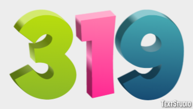 319 Эффект текста