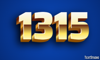 1315 Efekt tekstowy