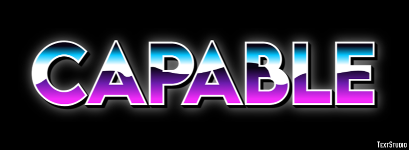 Capable Text Effect