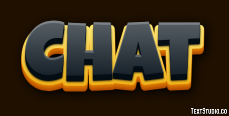Chat Эффект текста