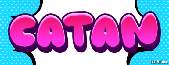 Catan Text Effect