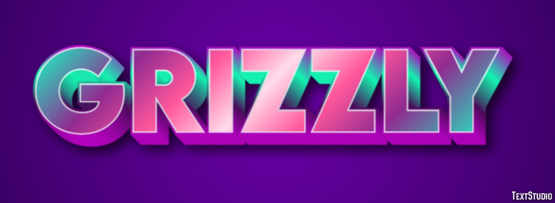Grizzly Tekst effect