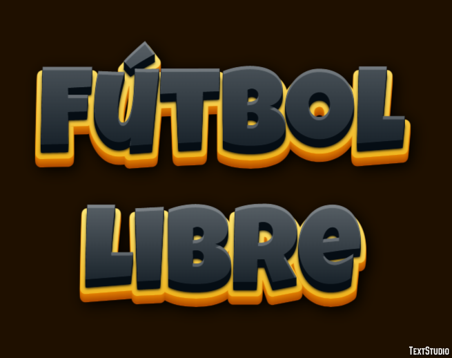 Fútbol Libre Text effect