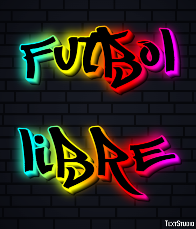 Fútbol Libre Efecto de Texto