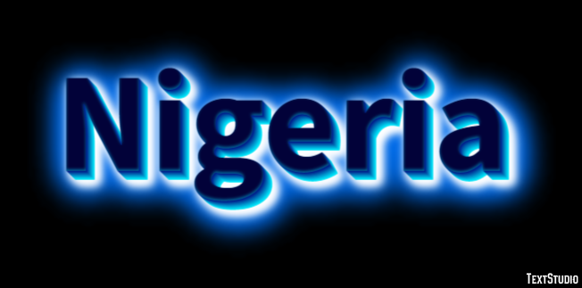 Nigeria Text effect