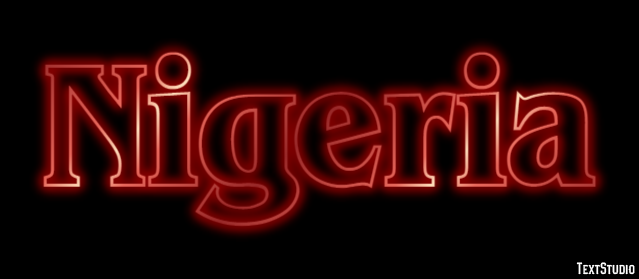 Nigeria Text effect