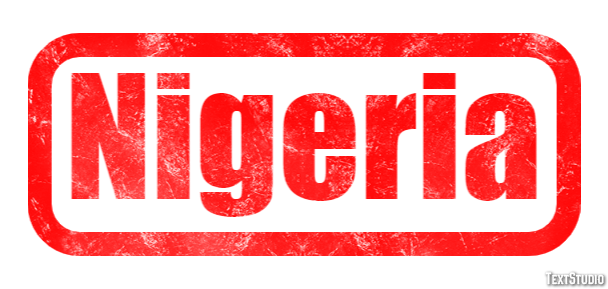 Nigeria Text effect