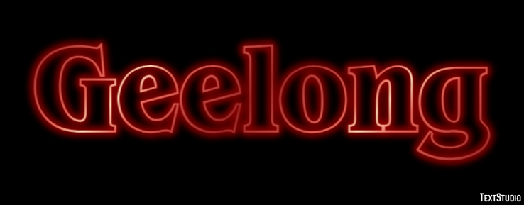 Geelong Effetto testo