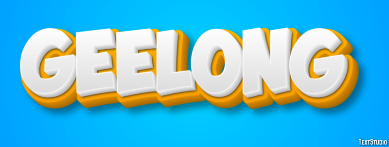 Geelong Effetto testo
