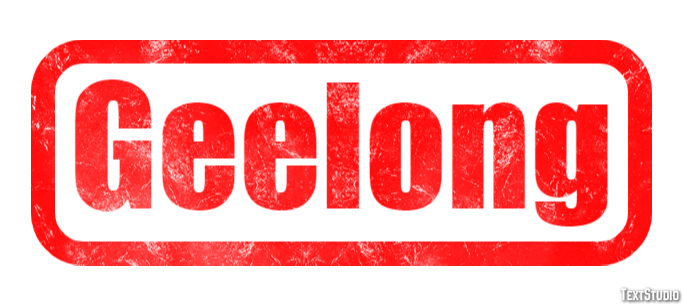 Geelong Effetto testo