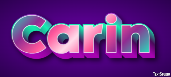 Carin テキスト効果