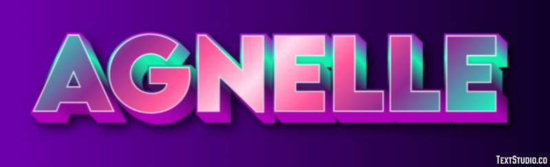 Agnelle Effet de Texte