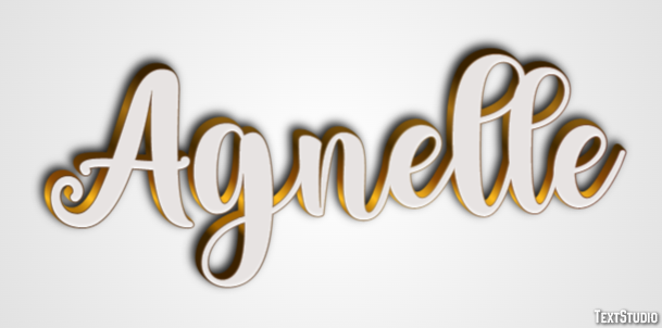 Agnelle Effet de Texte