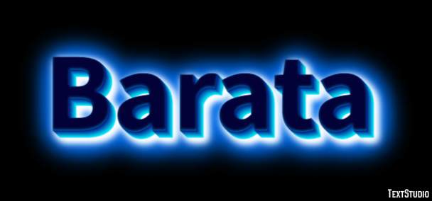 Barata Texteffekt