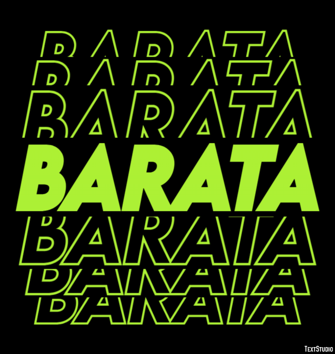 Barata Efekt tekstowy