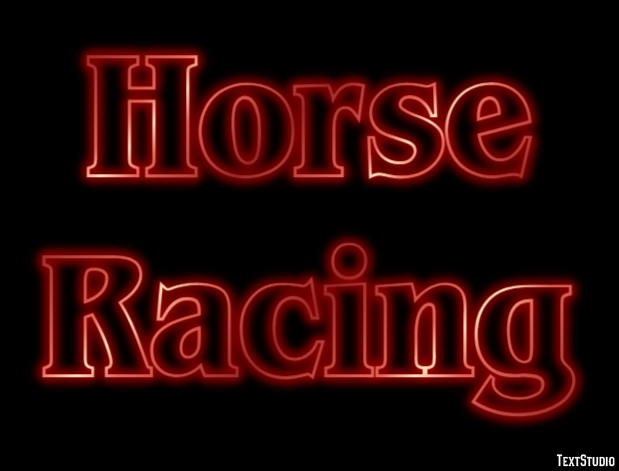 Horse Racing Text effect