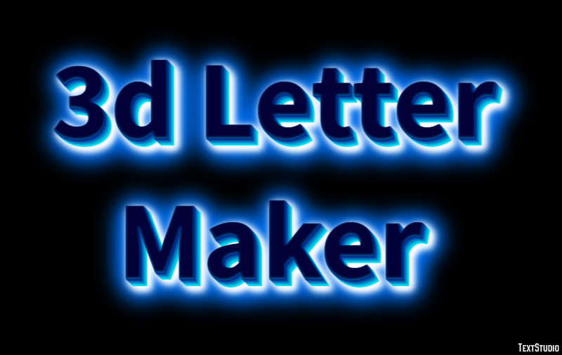3d Letter Maker テキスト効果