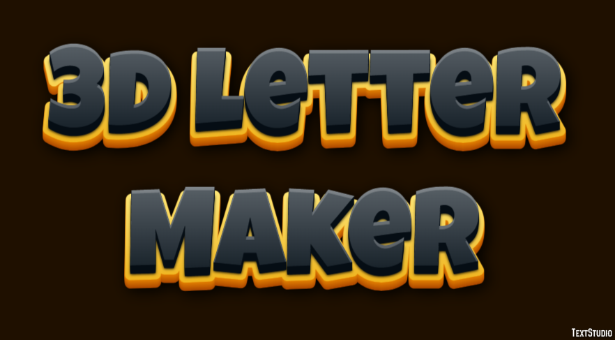 3d Letter Maker テキスト効果