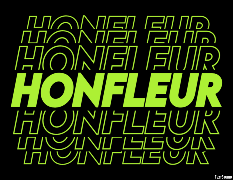 Honfleur Efekt tekstowy