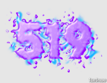 519 Efeito de texto