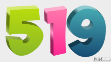 519 Texteffekt
