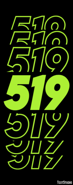 519 Efeito de texto