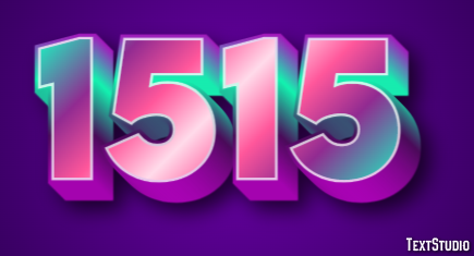 1515 Effetto testo