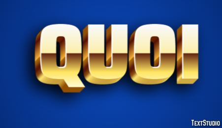 Quoi Text Effect