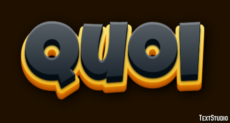 Quoi Text Effect