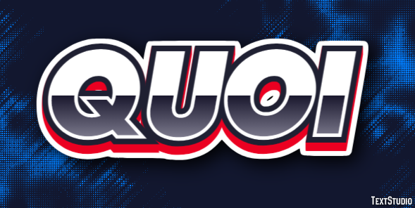 Quoi Text Effect