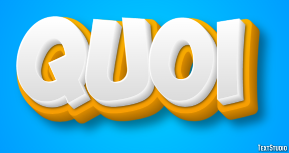 Quoi Text Effect