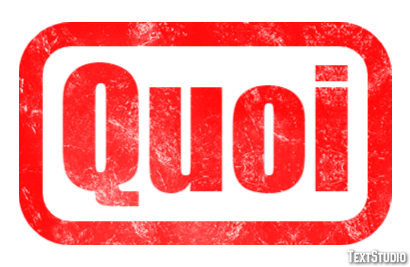 Quoi Text Effect