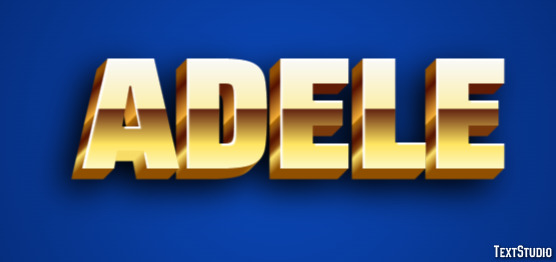Adele Эффект текста