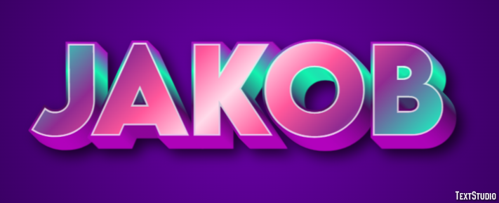 Jakob Efeito de texto