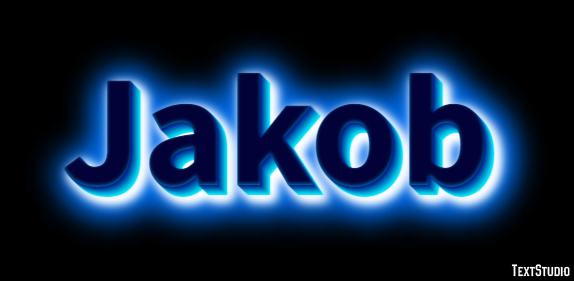 Jakob Efeito de texto
